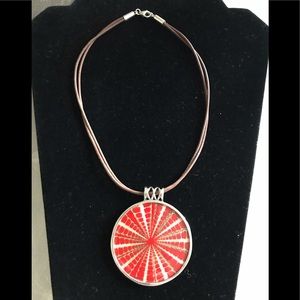 SILPADA Sundial Pendant on Rope Chain
